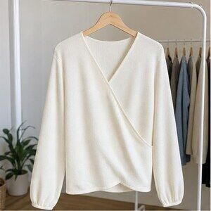 Ivory Puff Sleeve Top